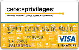 choice privileges card points visa signature stays earn 2x earning accumulating apply
