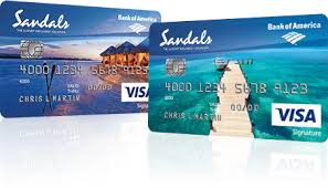 About Bank of America Sandals Visa Signature Credit Card - The Points Mom